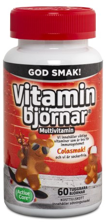 -localization-error-products-images-main-thumbnail- Active Care Vitaminbjrne Cola, 60 tyggetabletter