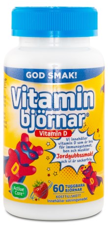 -localization-error-products-images-main-thumbnail- Active Care Vitaminbjrne D-vitamin, 60 tyggetabletter