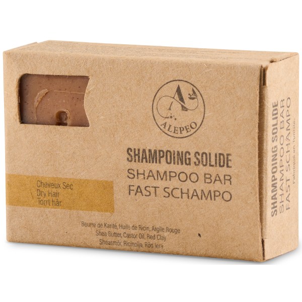 Alepeo Shampoo Bar Tørt Hår, 100 g