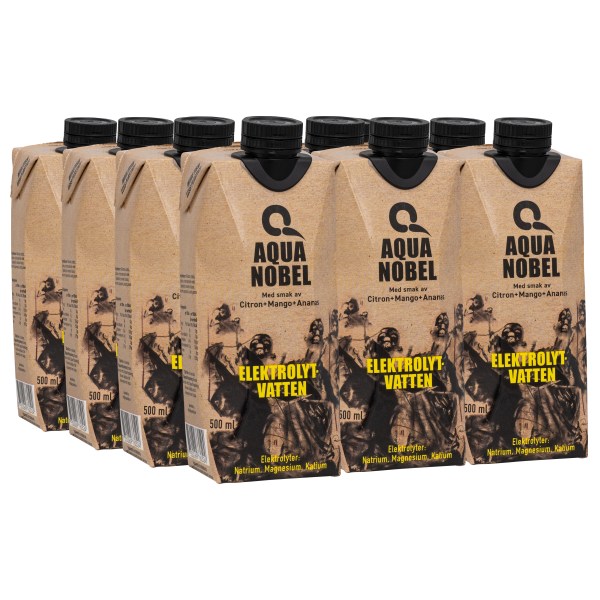 Aqua Nobel Elektrolytvand, Ananas/Citron/Mango, 12-pak