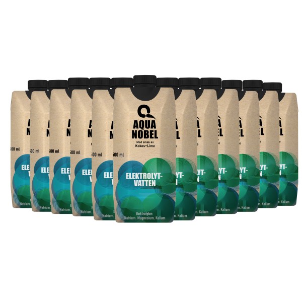 Aqua Nobel Elektrolytvand, , 12-pak