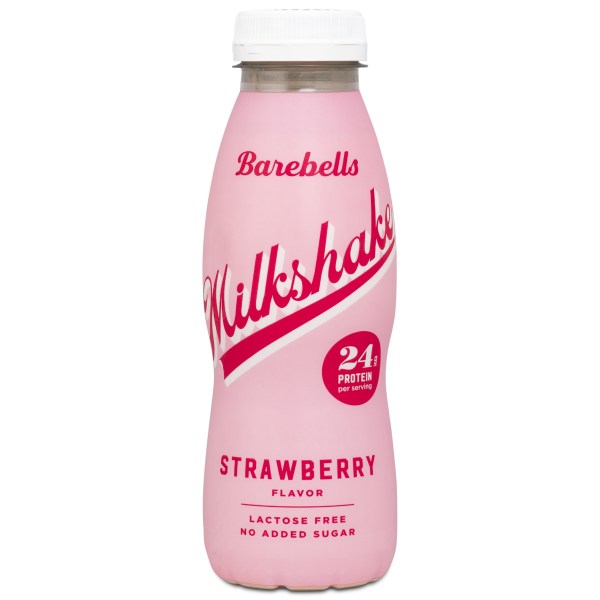 Barebells Milkshake, Strawberry, 330 ml billede