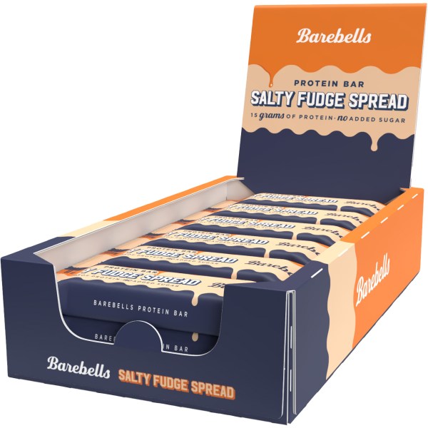 Barebells Gooey Bar, Salty Fudge Spread, 12-pak
