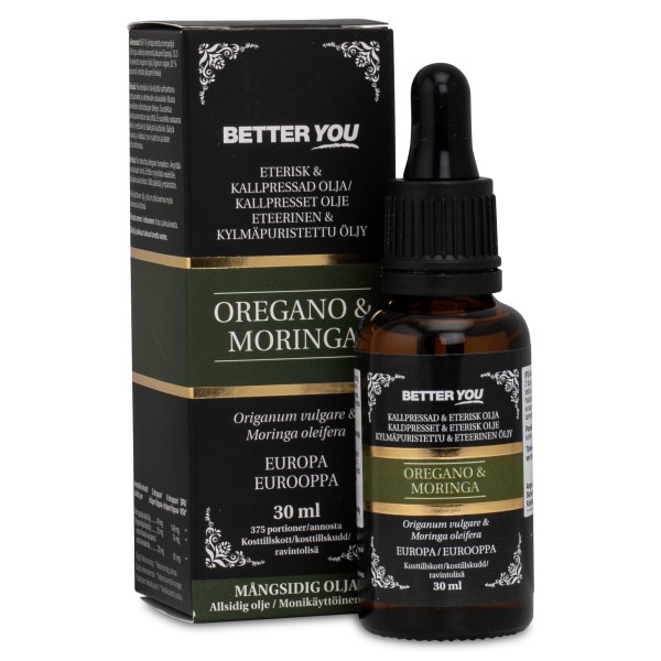 Better You Oregano & Moringa Æterisk olie, 30 ml