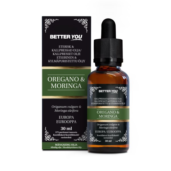 Better You Oregano & Moringa Æterisk olie, 30 ml