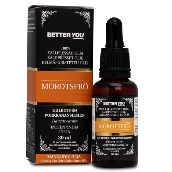 Better You Gulerodsfrøolie Koldpresset, 30 ml