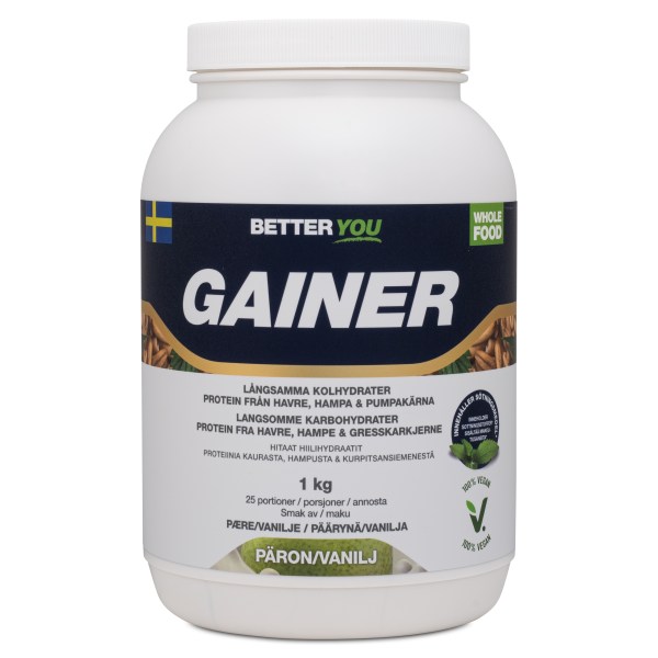 Better You Vegetarisk Gainer, Vanilla Pear, 1 kg