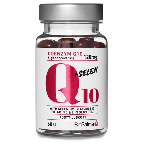 BioSalma Q10 Coenzym 120mg + Selen , 60 kapsler billede