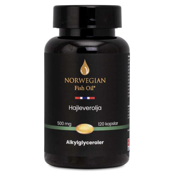 Biosan Hajleverolie NFO, 120 kapsler