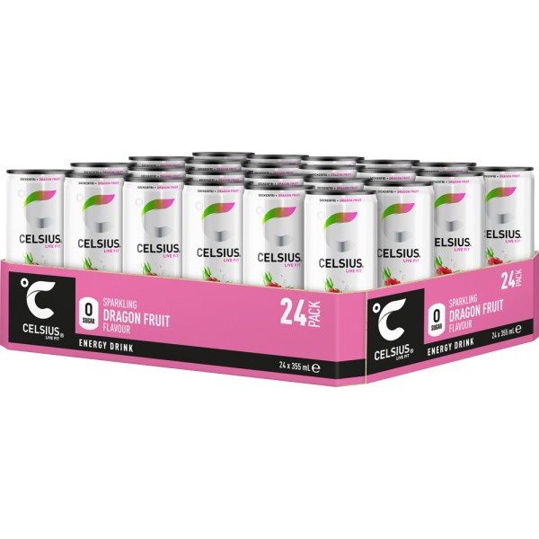 Celsius, Dragon Fruit, 24-pak