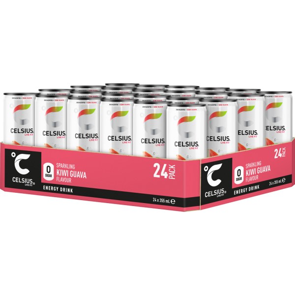 Celsius, Kiwi Guava, 24-pak