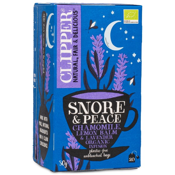 Clipper Tea Snore & Peace Infusion Tea EKO, 20 poser billede