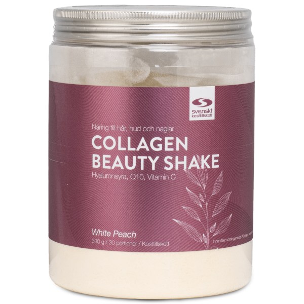 Collagen Beauty Shake, White Peach, 330 g billede