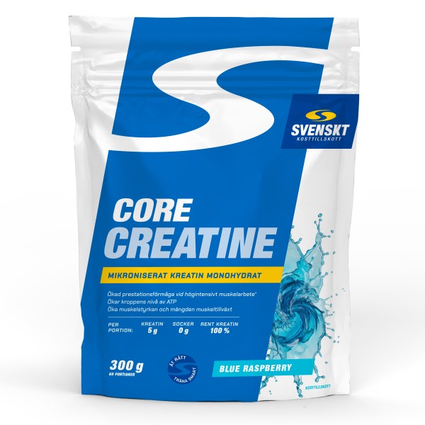 Core Creatine, Blue raspberry, 300 g billede