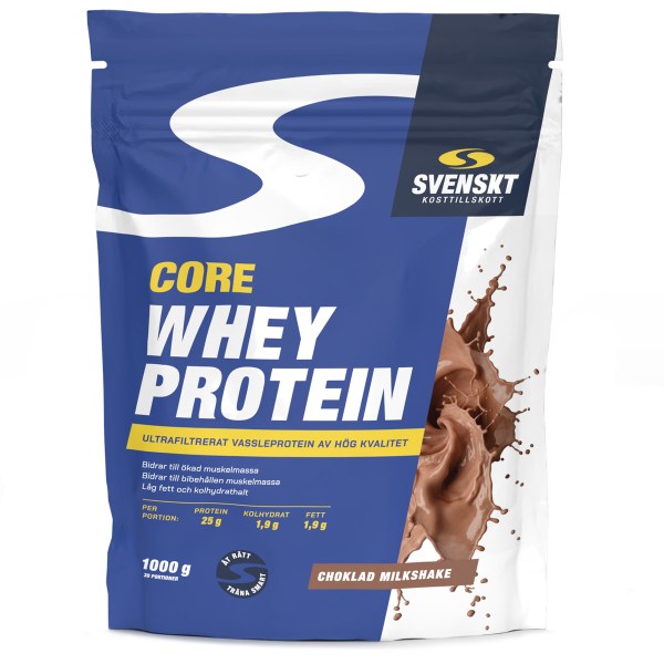 Core Whey Protein, Chocolate Milkshake, 1 kg billede