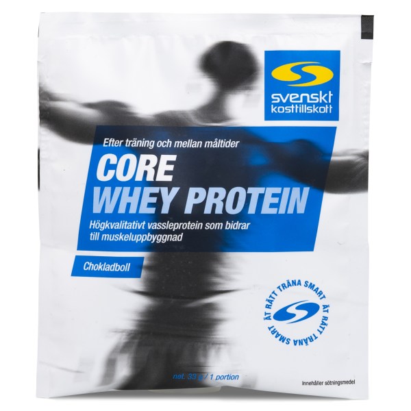 Core Whey Protein Sample, Chokoladebolle, 33 g billede