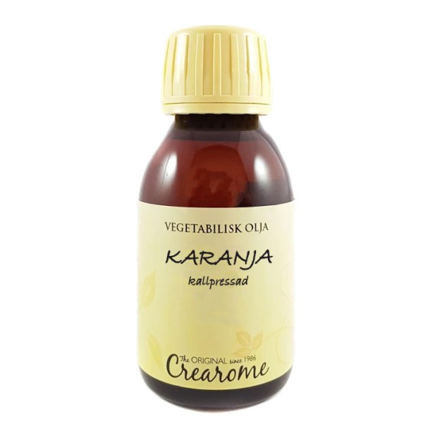 Crearome Koldpresset Karanja Olie Øko, 30 ml
