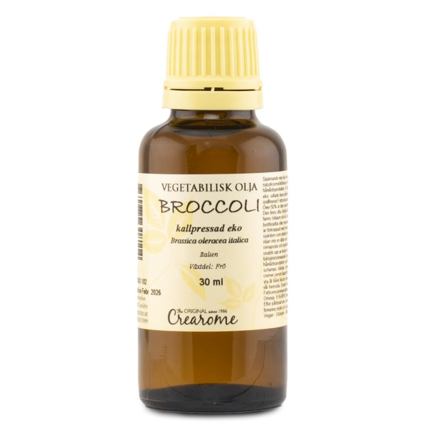 Crearome Koldpresset Broccoliolie Øko, 30 ml