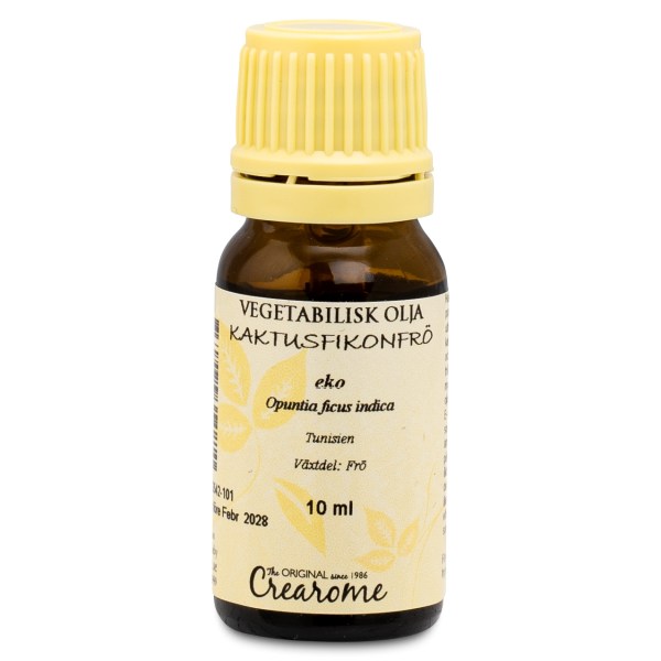 Crearome Koldpresset Figenkaktusfrøolie Øko, 10 ml