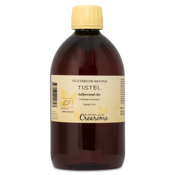 Crearome Koldpresset Tidselolie ØKO, 500 ml