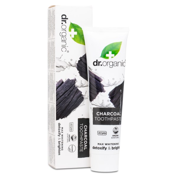 Tandpasta Extra Whitening Charcoal - 100 ml - Dr. Organic