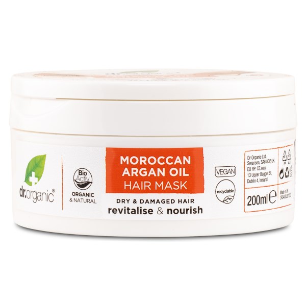 Dr Organic Argan Oil Hårkur, 200 ml billede