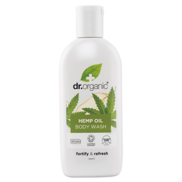 Dr Organic Hampolie Body Wash, 250 ml billede
