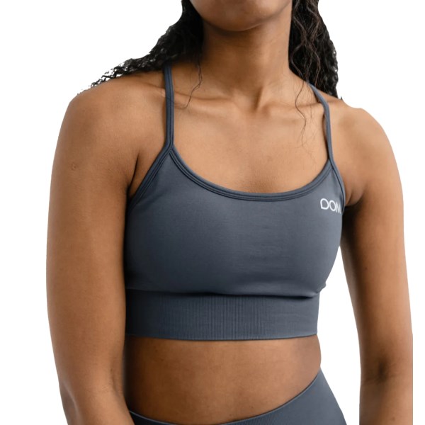 Drop Of Mindfulness Maya Seamless Sports Bra, , Mørkeblå billede