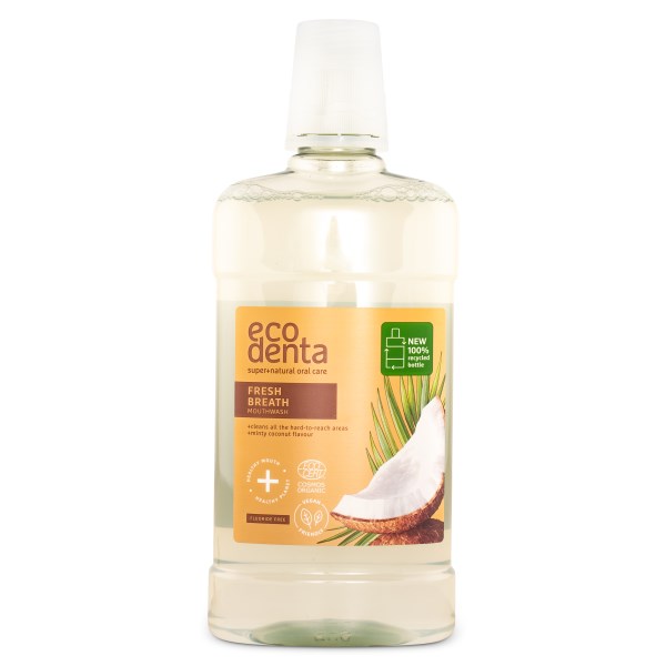 Ecodenta Organic Line Mouthwash, Minty Coconut, 500 ml billede