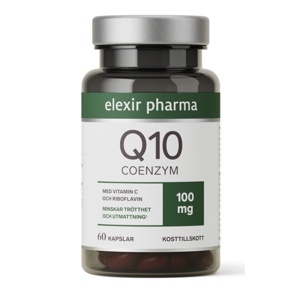 Elexir Pharma Coenzyme Q10 100 mg, 60 kapsler