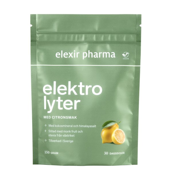 Elexir Pharma Elektrolytter, Citron, 150 g