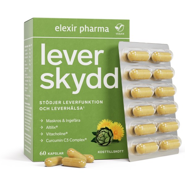 Elexir Pharma Leverbeskyttelse, 60 kapsler