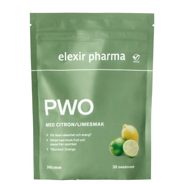 Elexir Pharma PWO, Citron/Lime, 300 g