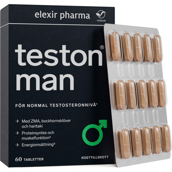 Elexir Pharma Teston Man Balans, 60 tabletter billede