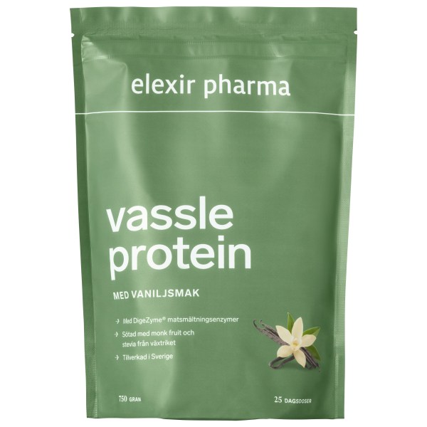Elexir Pharma Valleprotein, Vanilje, 750 g