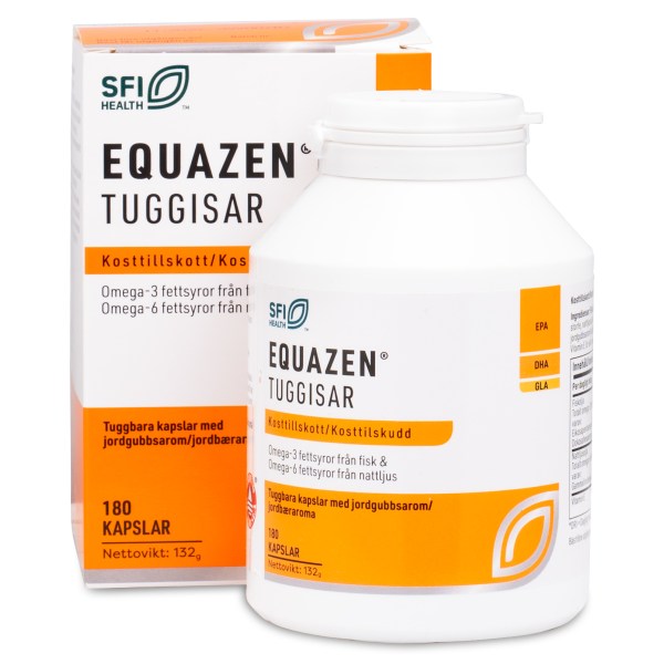 Equazen Tyggevitaminer, 180 kapsler