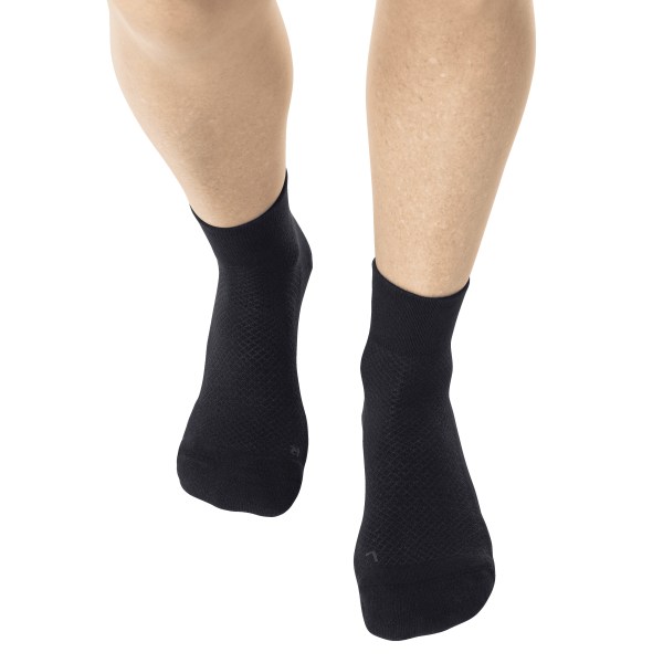 Funq Wear Wide+ Active Cushin Quarter, 36-38, Sort