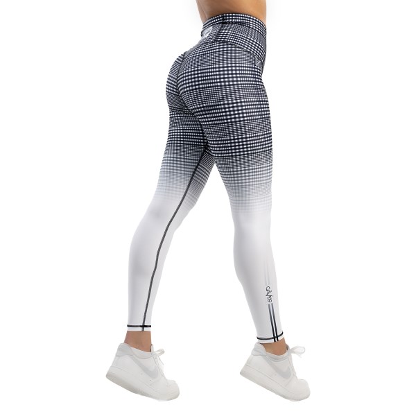 Gavelo GLNCHCK 5 Compression Tights, , Black/white billede