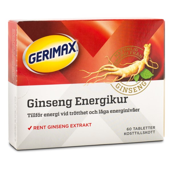 Gerimax Ginseng, 60 tabletter