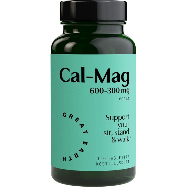 Great Earth Super Cal-Mag 600-300, 120 tabletter