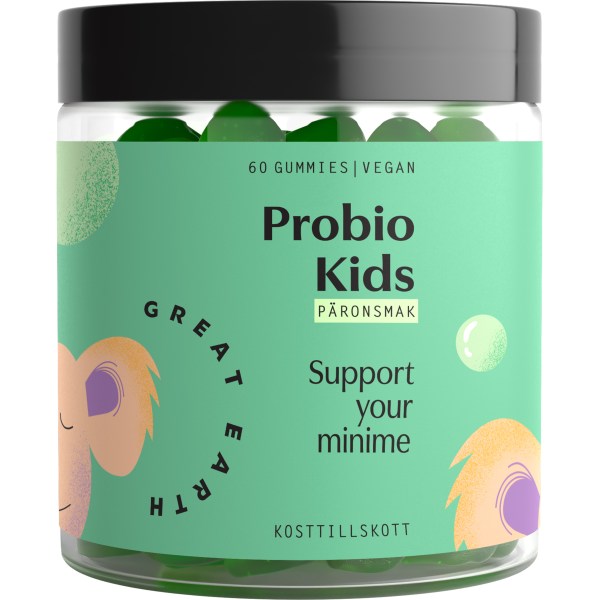 Great Earth Probio Kids, Pærer, 60 Gummies