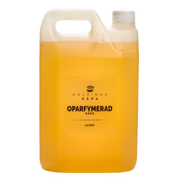 Hälsingesåpa Uparfumeret Fyrretræoliesæbe, 2,5 L