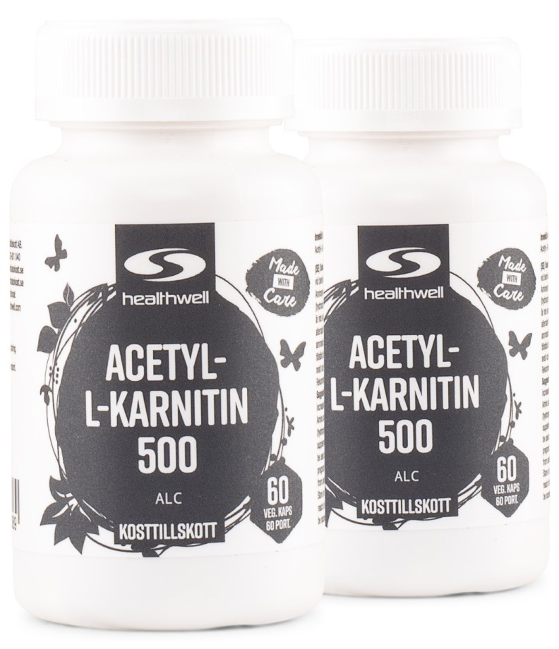 l-carnitine vgttab Acetyl 1000mg 120 caps Acetyl-L-Carnitin | 100 veganske kapsler