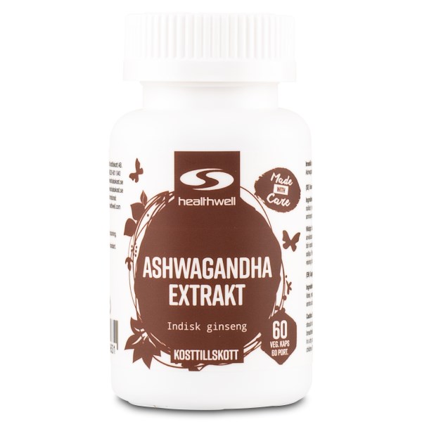 Ashwagandha Extrakt, 60 kapsler