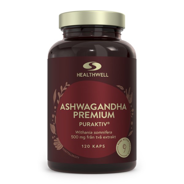 Healthwell Ashwagandha Premium, 120 kapsler