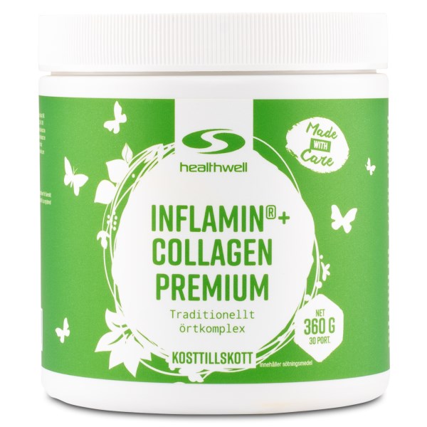 Healthwell Inflamin Collagen Premium, Natural apple, 360 g billede