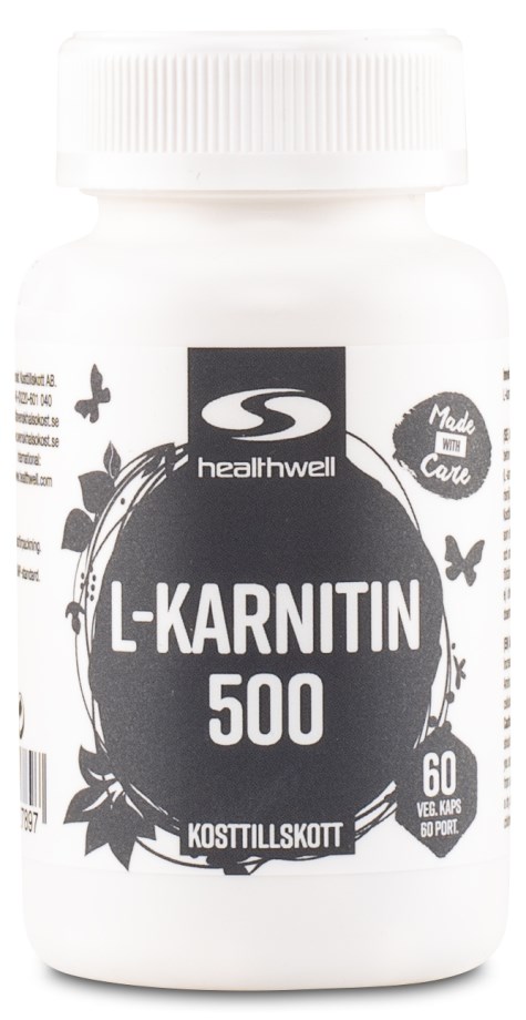 Kb L-carnitin 500 hos Healthwell.dk