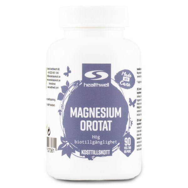 Healthwell Magnesiumorotat 1000, 90 tabletter