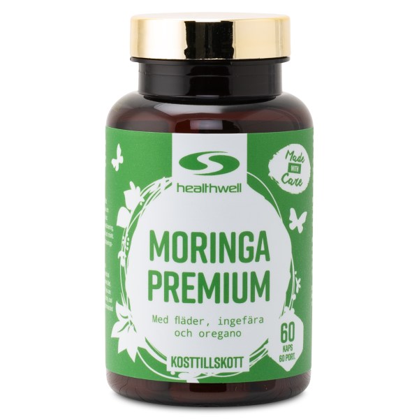 Healthwell Moringa Premium, 60 kapsler