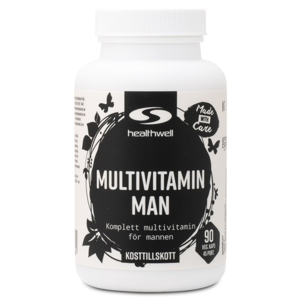 Healthwell Multivitamin Mand, 90 kapsler